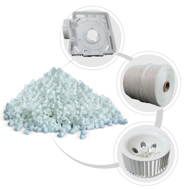 Glass fiber reinforced polypropylene pellets