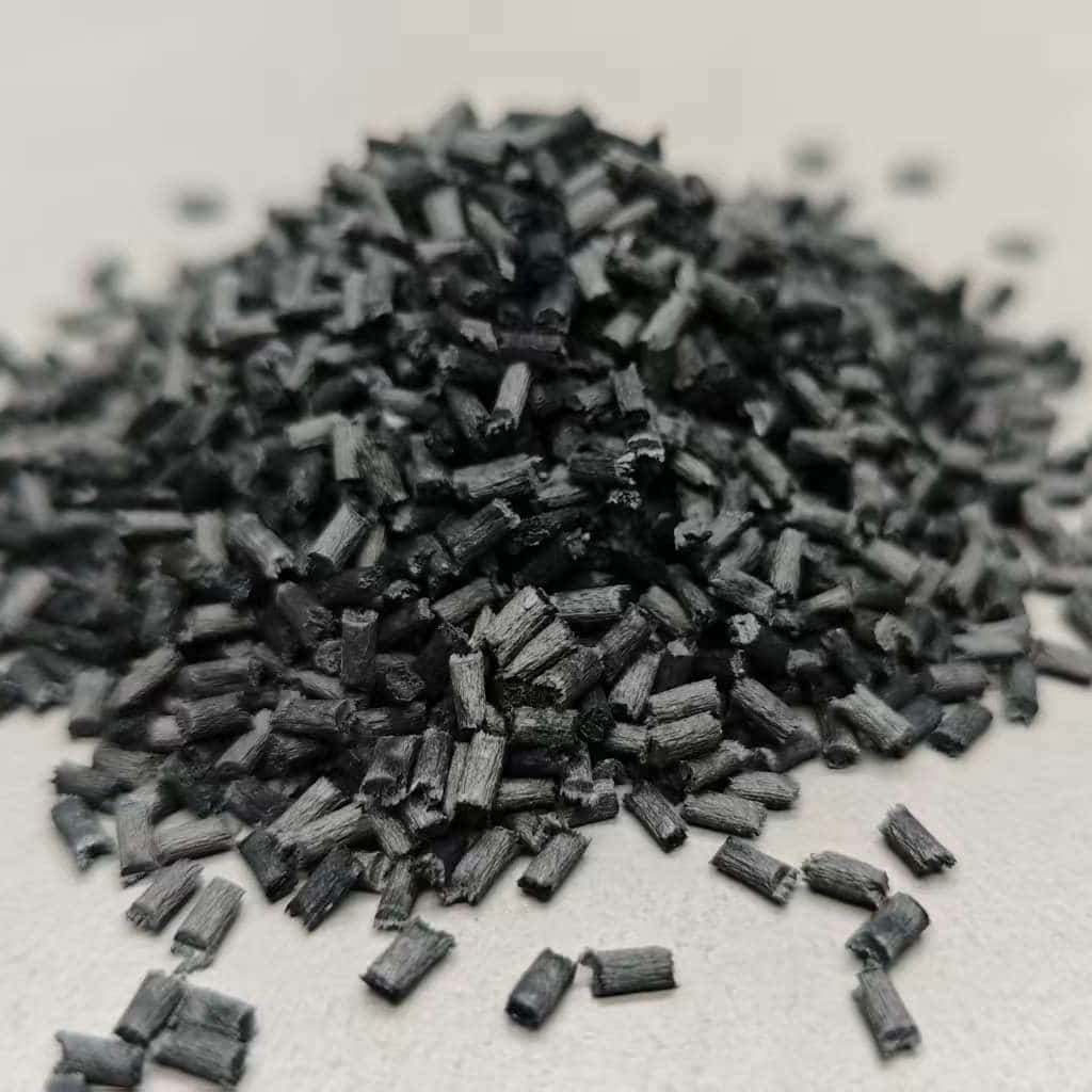 PA12 CF30 carbon fiber reinforced nylon pellets for lightweight injection molding